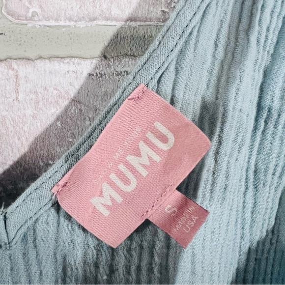 Show Me Your MuMu Emme Tank Mini Dress in Blue Sea Size S - Picture 9 of 10